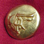 Saddle Bronze Button