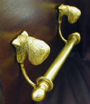 Kerry Blue Terrier Brackets with 5/8" Towel Rod, side view