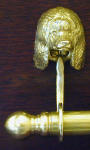 Poodle Bracket with 5/8" rod and finial