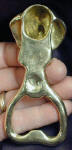 American Foxhound Bottle Opener, back view