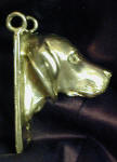 American Foxhound Clicker Pendant, side view