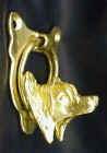Chinese Crested Door Knocker, side view