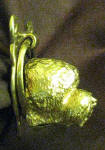 Goldendoodle (wavy) Small Door Knocker, side view