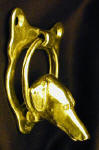 Sloughi Small Door Knocker, side view