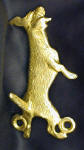 Jack Russell Terrier Hook, rough coat, no patina