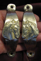 Vertical Hunting Horse Cabinet Pull, right and left facing