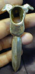 Italian Greyhound Letter Opener, back view