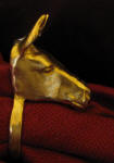 Mule Napkin Ring, side view