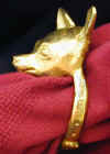 Chihuahua napkin ring, side view
