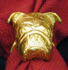 English Bulldog napkin ring