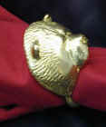 Chow Chow Napkin Ring, side view