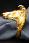 Rough Collie Napkin Ring, side view