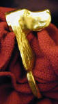 English Cocker Spaniel Napkin Ring, side view