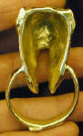 Neapolitan Mastiff Napkin Ring, back view