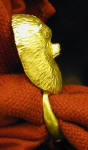 Pomeranian Napkin Ring, side view