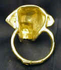 Saint Bernard Napkin Ring, back view