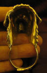 Tibetan Mastiff Napkin Ring, back view