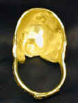Tibetan Terrier Napkin Ring, back view