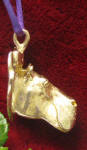 Hippo Ornament, side view