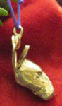 Bull Terrier Ornament, side view