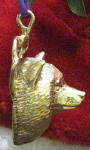 Samoyed Ornament, side view