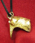 Airedale Pendant, side view
