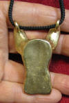 Xoloitzcuintle pendant, back view