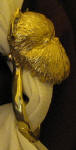 Burssels Griffon, cropped ears, Scarf Ring, side view
