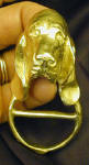 Bracco italiano Scarf Ring, in hand