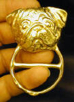 Pug Scarg Ring, in hand