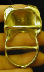 Sheltie Scarf Ring (shorter muzzle), back view