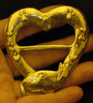 Bull Terrier Heart Scarf Ring