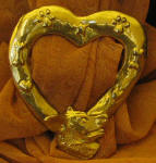 Pembroke Corgi Heart Scarf Ring