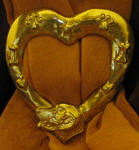 Golden Retriever Heart Scarf Ring