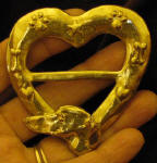 Greyhound Heart Scarf Ring