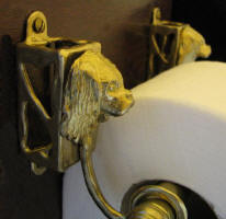 Cavalier King Charles Spaniel Toilet Paper Holder, side view