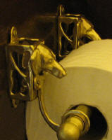 Dachshund Toilet Paper Holder, side view