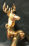 Whitetail Deer Towel Ring, close up, side view