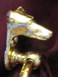 Greyhound / Whippet Towel Ring, side view