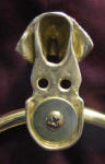 German Shorthaired Pointer Towel Ring, close up, back view