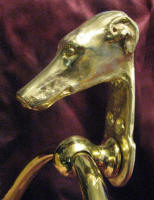 Large Greyhound Towel Ring, close up, side view
