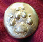 Dog Paw Button