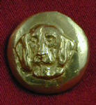 Frontal Foxhound Bronze Button 