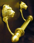 Tiger Brackets with 5/8" Towel Rod, side view