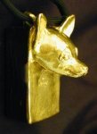 Chihuahua Clicker Pendant, side view