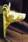 Doberman Clicker Pendant, side view