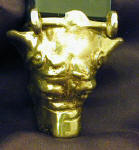 English Mastiff Clicker pendant, top view