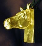 Horse Clicker Pendant, other side view