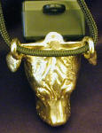 Staffordshire Terrier Clicker Pendant, top view