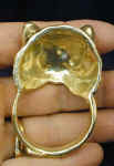 Persian Cat Napkin Ring, back view